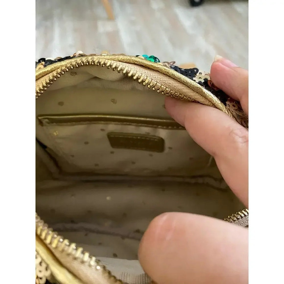 Kate Spade New York Multicolored Leopard Sequin Lauralee Crossbody Handbag - Picture 6 of 10